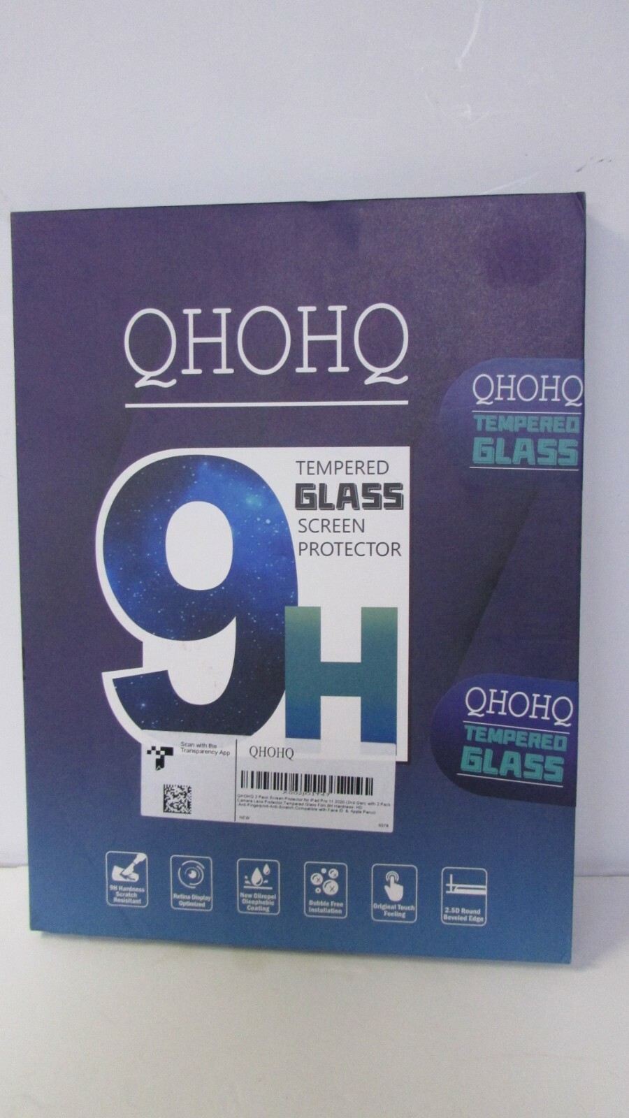 2+2 Pack QHOHQ Tempered Glass Screen Protector for iPad Pro 11 2020 2nd 