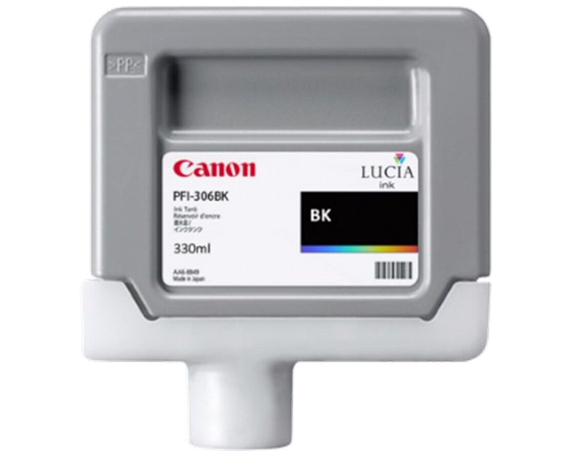 GENUINE Canon PFI-306BK Black for imagePROGRAF iPF8300 iPF8300S iPF8400S