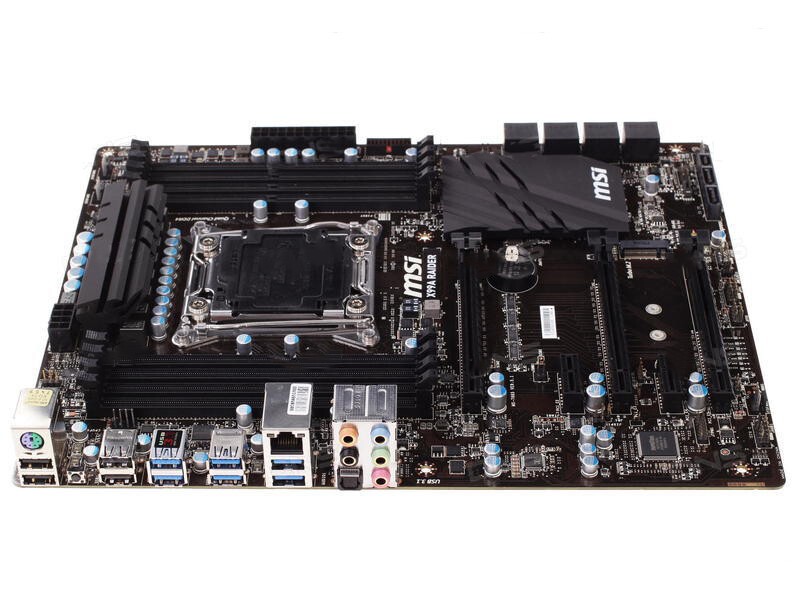 Original MSI X99A RAIDER LGA 2011-3 Intel X99 6Gb/s USB3.1 Motherboard With I/O