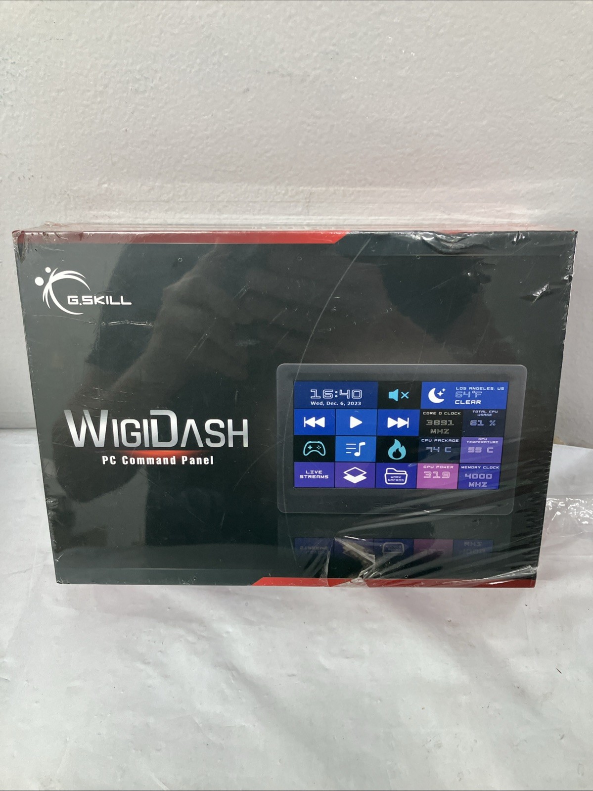 G.Skill WigiDash 7" Touch Panel PC Command Center - USB-C - Brand New