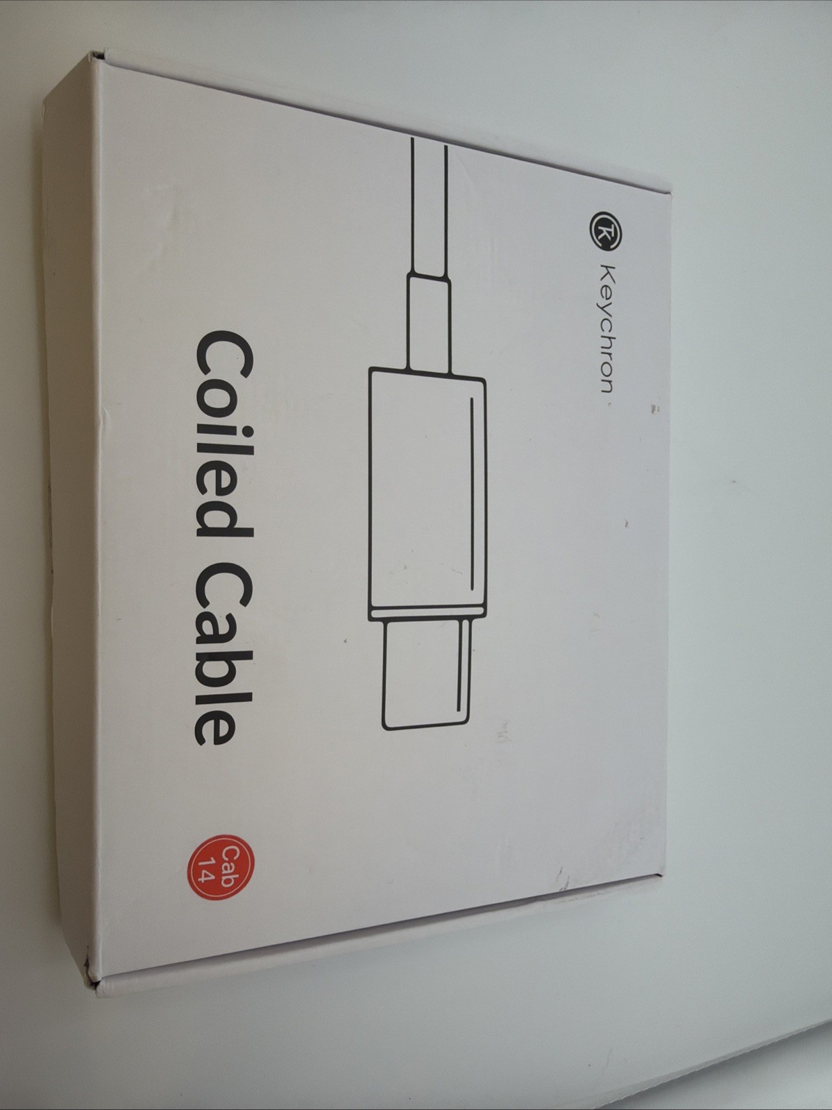 Keychron Premium Coiled Cable Orange Cab14