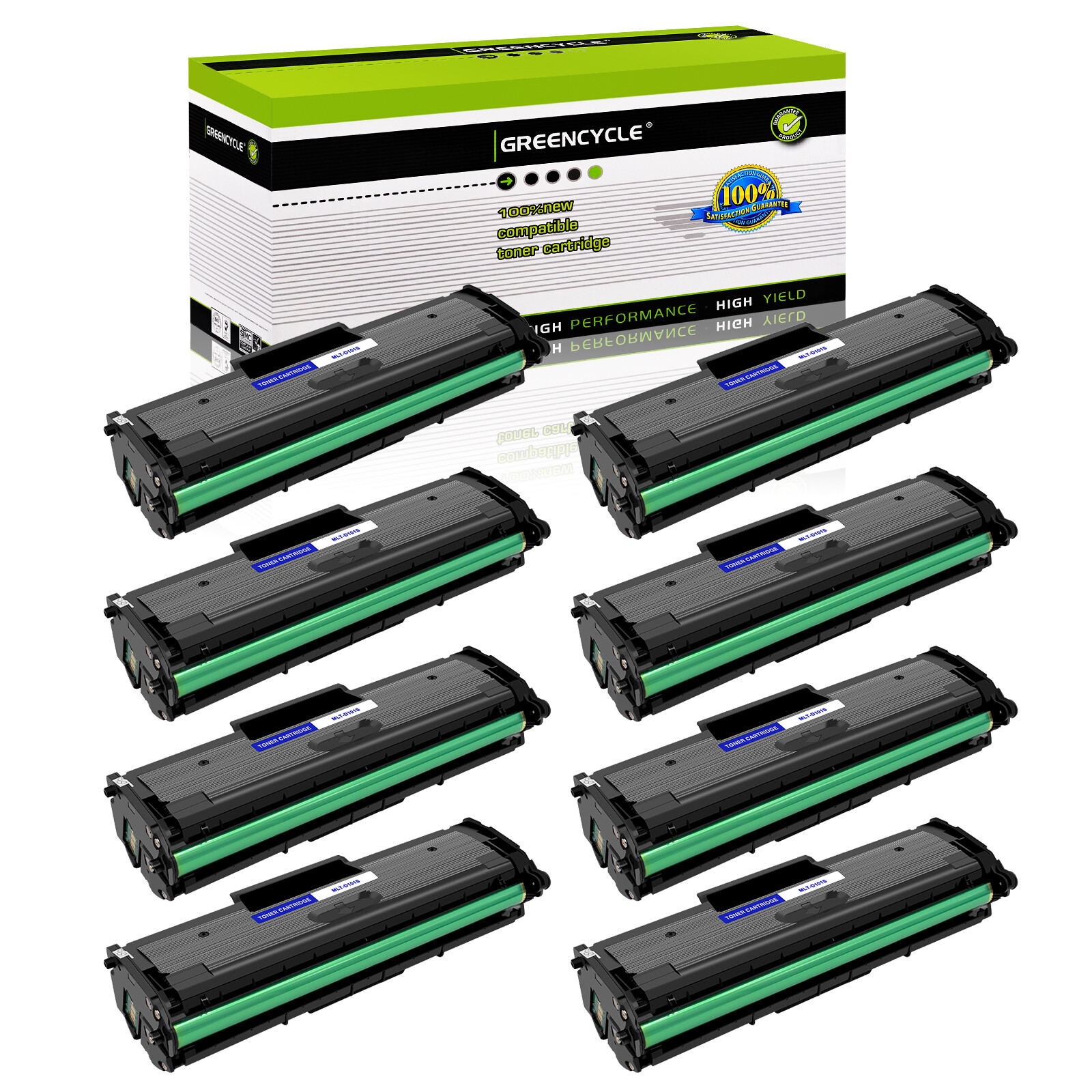 8PK MLT-D101S Toner Fits For Samsung MLTD101S SCX-3401 SCX-3401FH SCX-3405 3405F