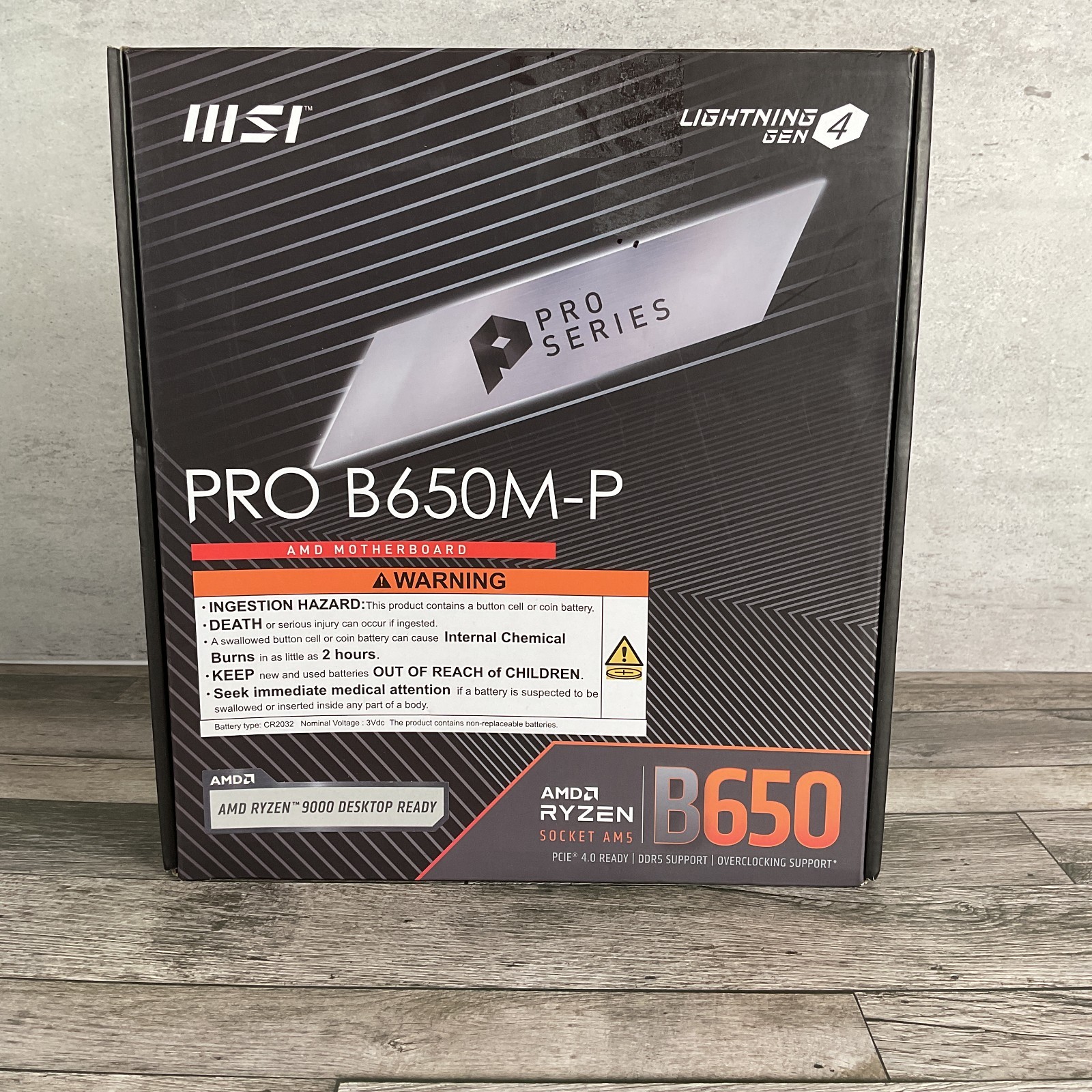 MSI PRO B650M-P MicroATX AM5 AMD DDR5 Motherboard - Unused/Sealed
