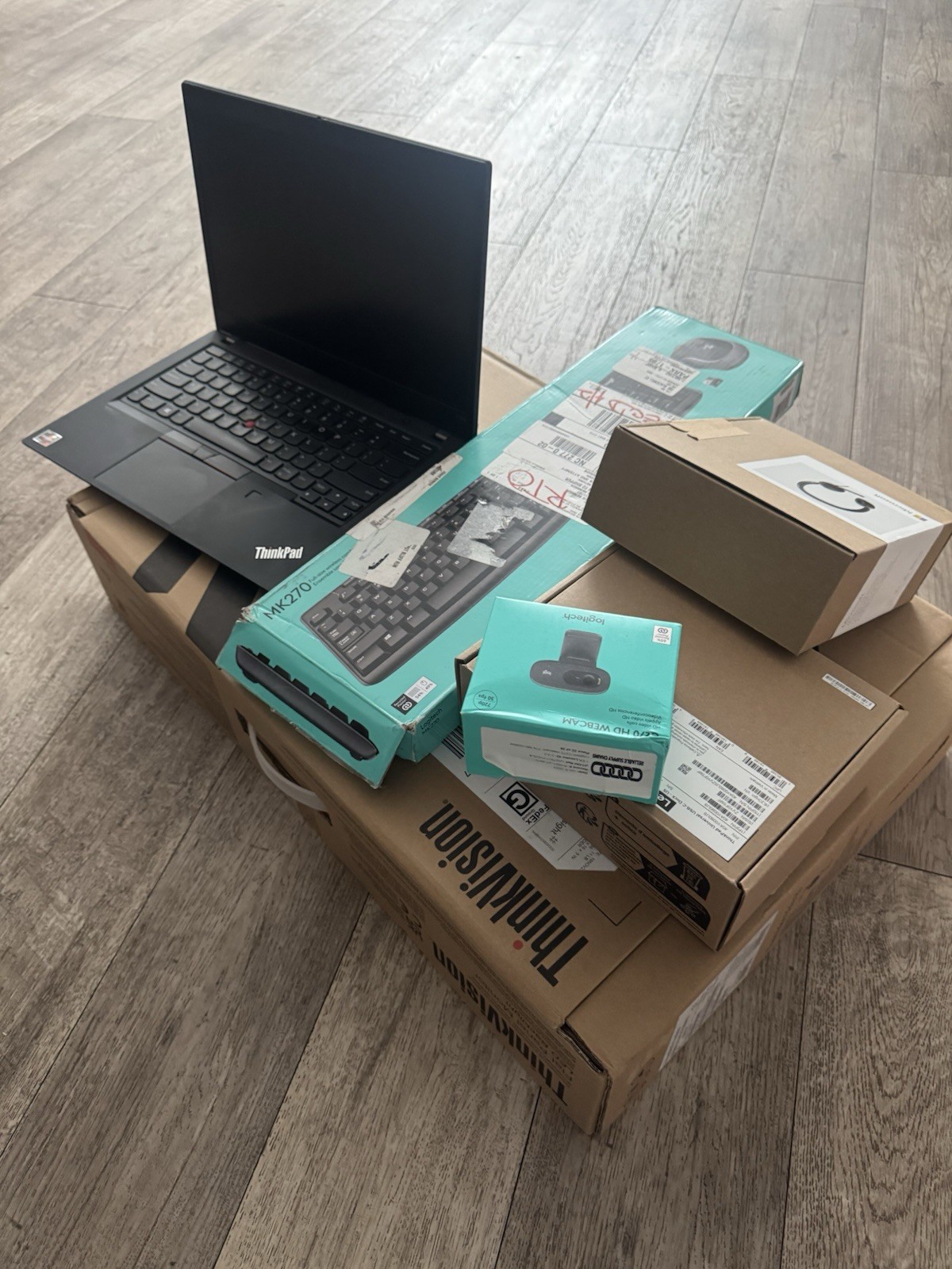 Complete Tech Bundle - ThinkPad Laptop, Monitor, Keyboard, Webcam & Headset