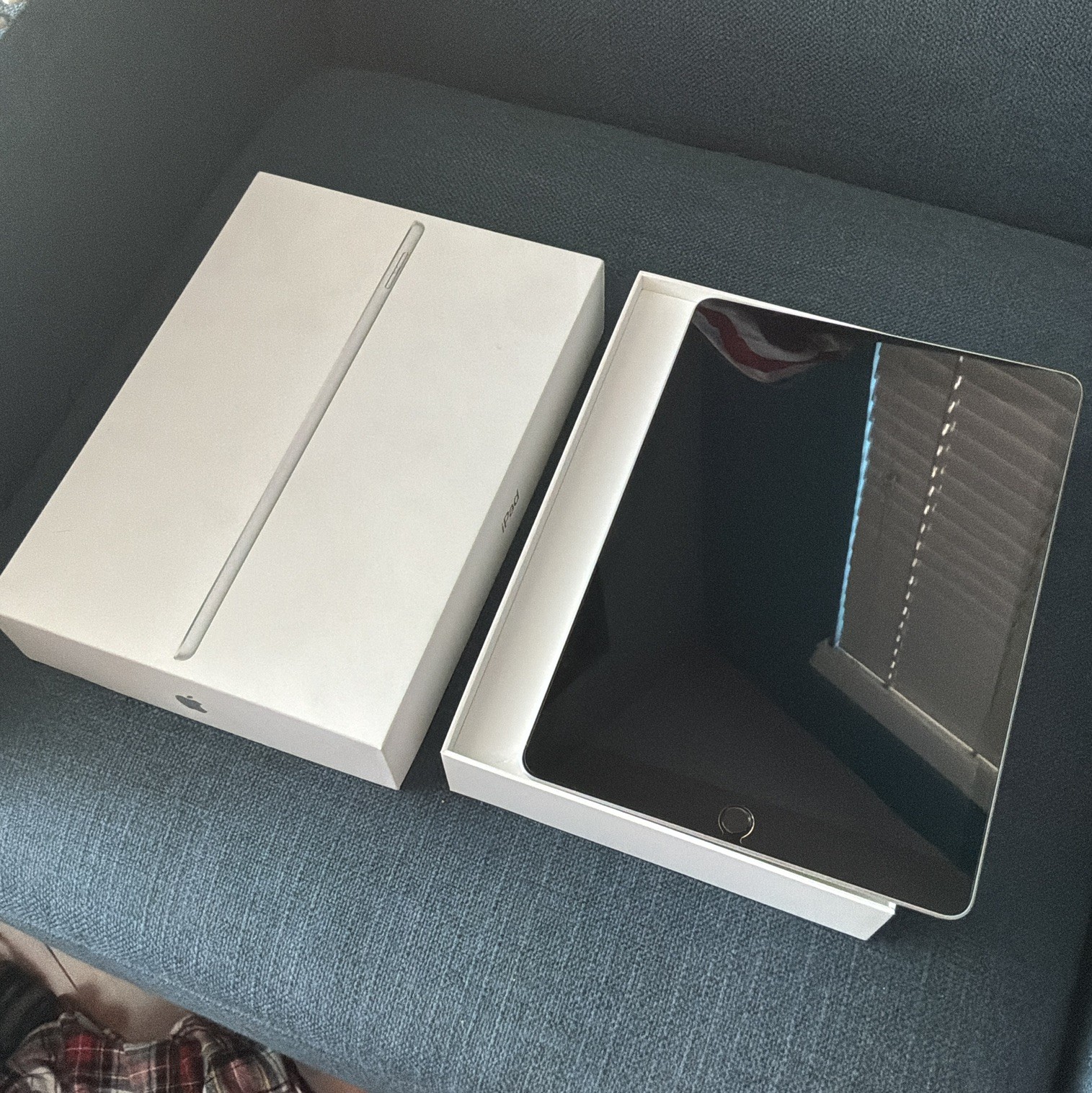 Apple iPad (9th Generation) 256GB Wi-Fi + Cellular (Silver) - w/Original Box