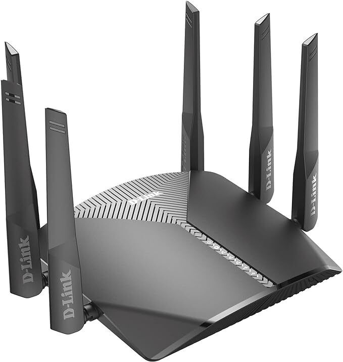 D-Link WiFi Router AC3000 Mesh Smart MU-MIMO Tri Band DIR-3040-US - Black