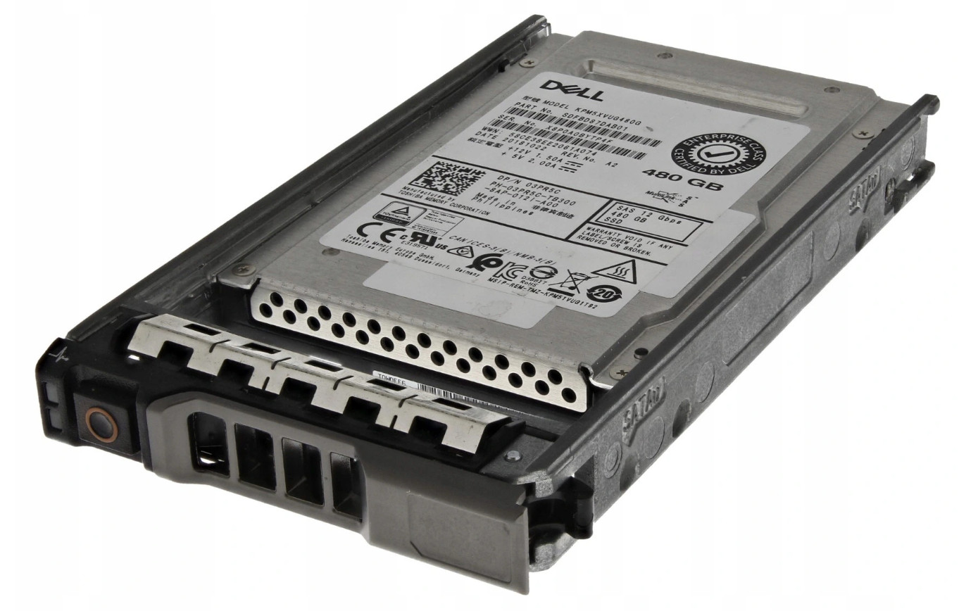 Hard Drive Dell 480GB SSD SAS 12G 2.5" MU 3PR5C