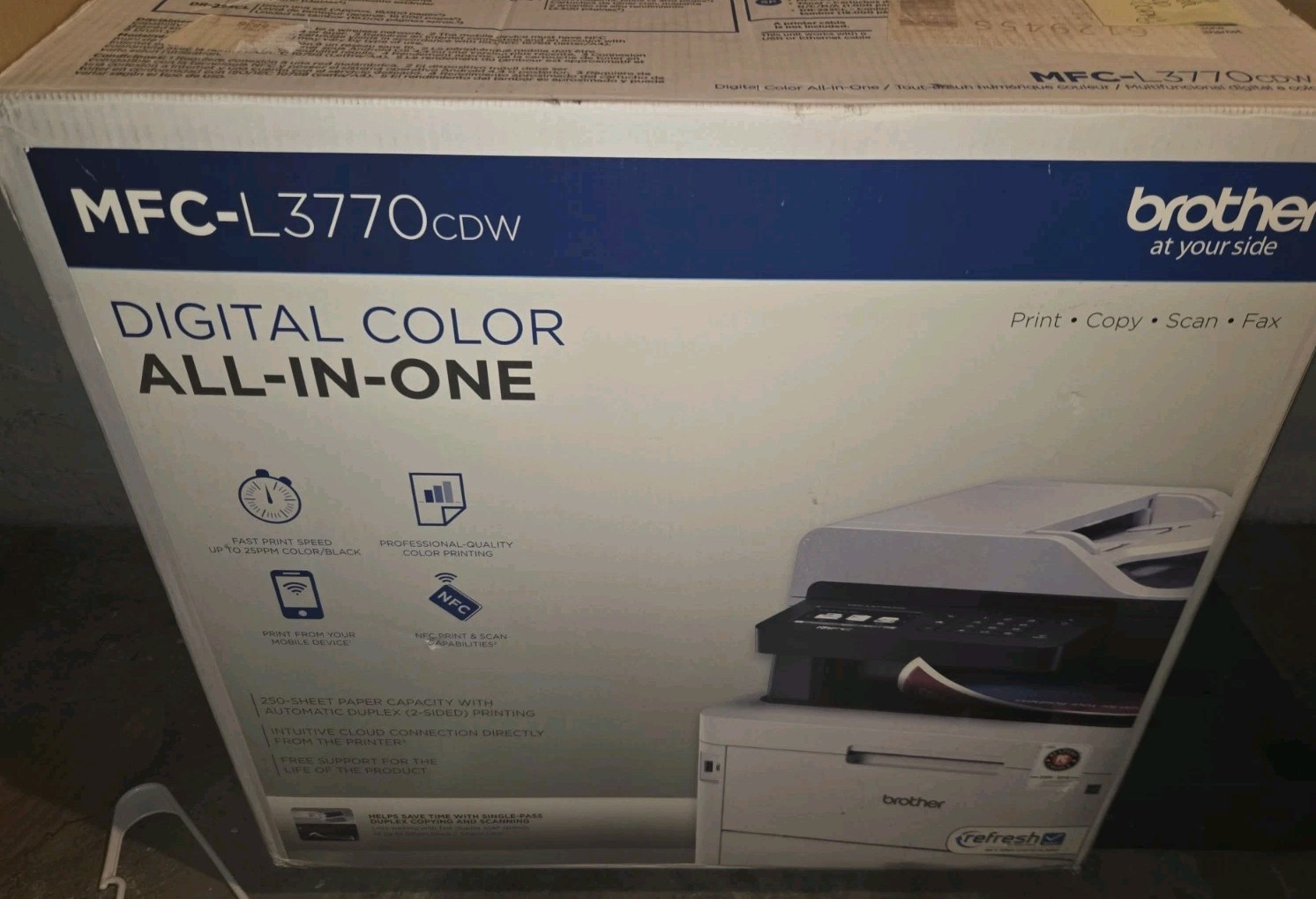 Brother MFC-L3770CDW Compact Wireless Digital Color All-in-One Printer
