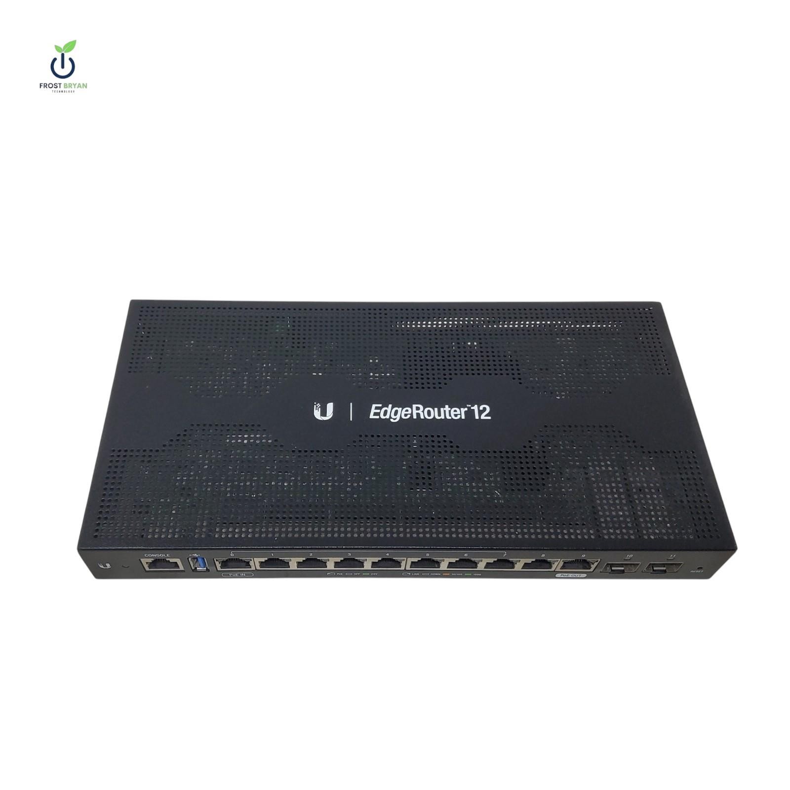 Ubiquiti EdgeRouter 12 ER-12 Gigabit Router 10-Port 2x SFP Grade D [READ]