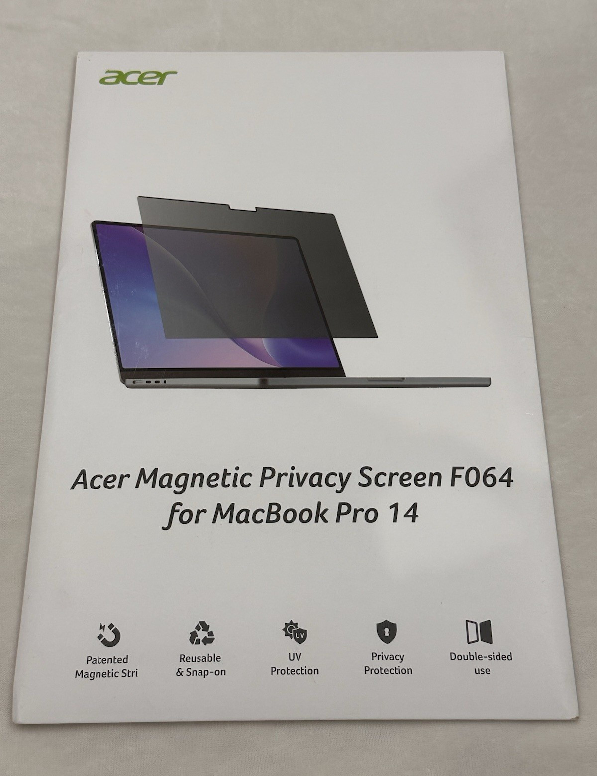 Acer Magnetic Privacy Screen F064 for MacBook Pro 14" - NEW SEALED