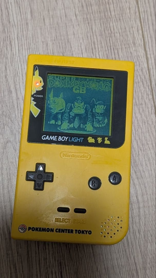 Nintendo Game Boy Light Pikachu Limited Edition Yellow Console Tested Used JP
