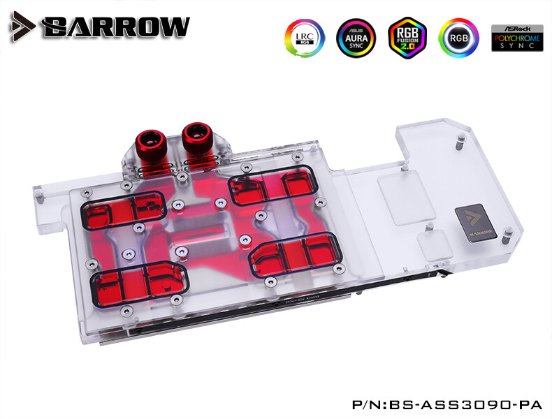 Barrow GPU Water Block for Gigabyte Gaming OC RTX 3080 3090 Aurora USA STOCK