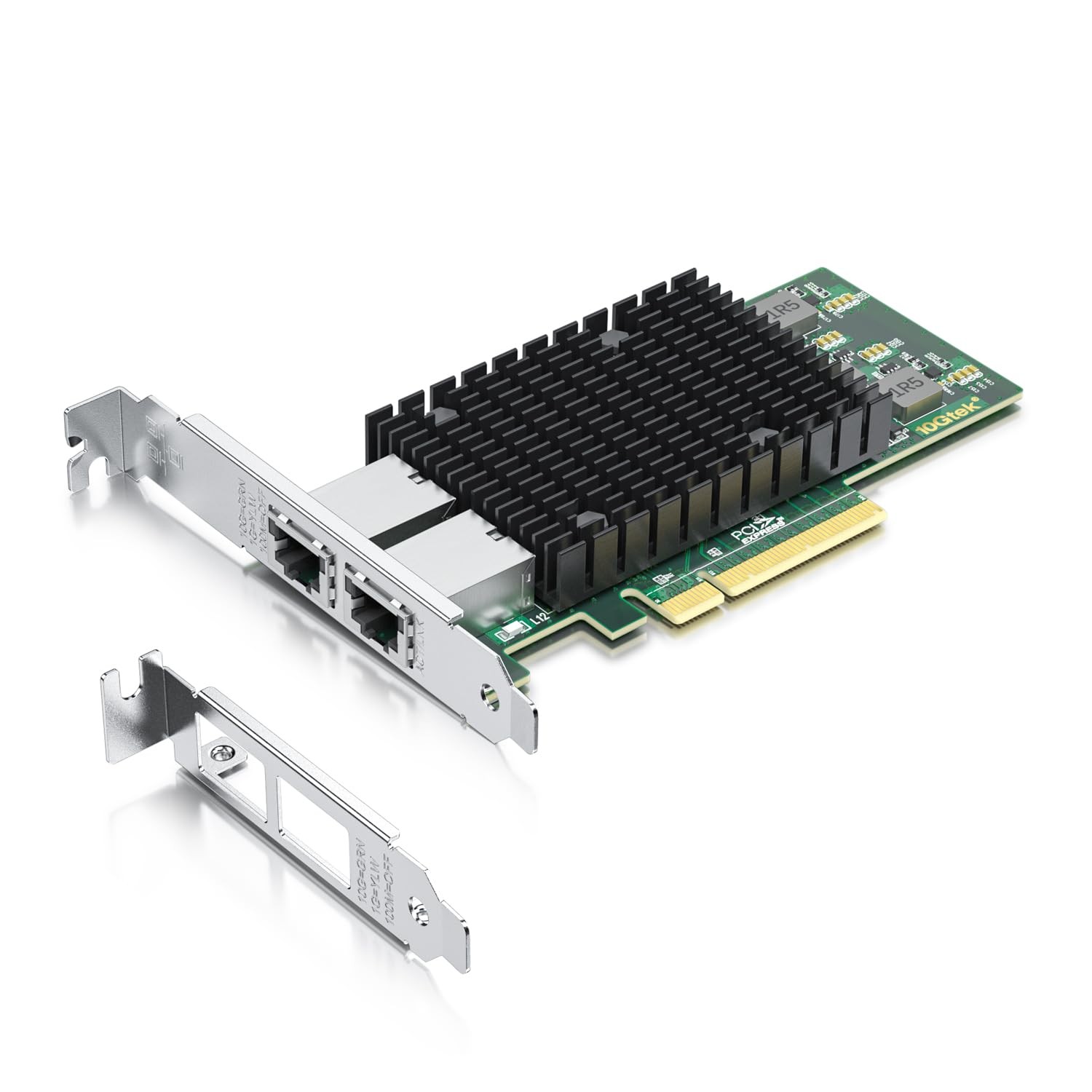 10Gtek 10Gb Dual RJ45 Port Network Card with X540 Controller, PCIe Ethernet L...