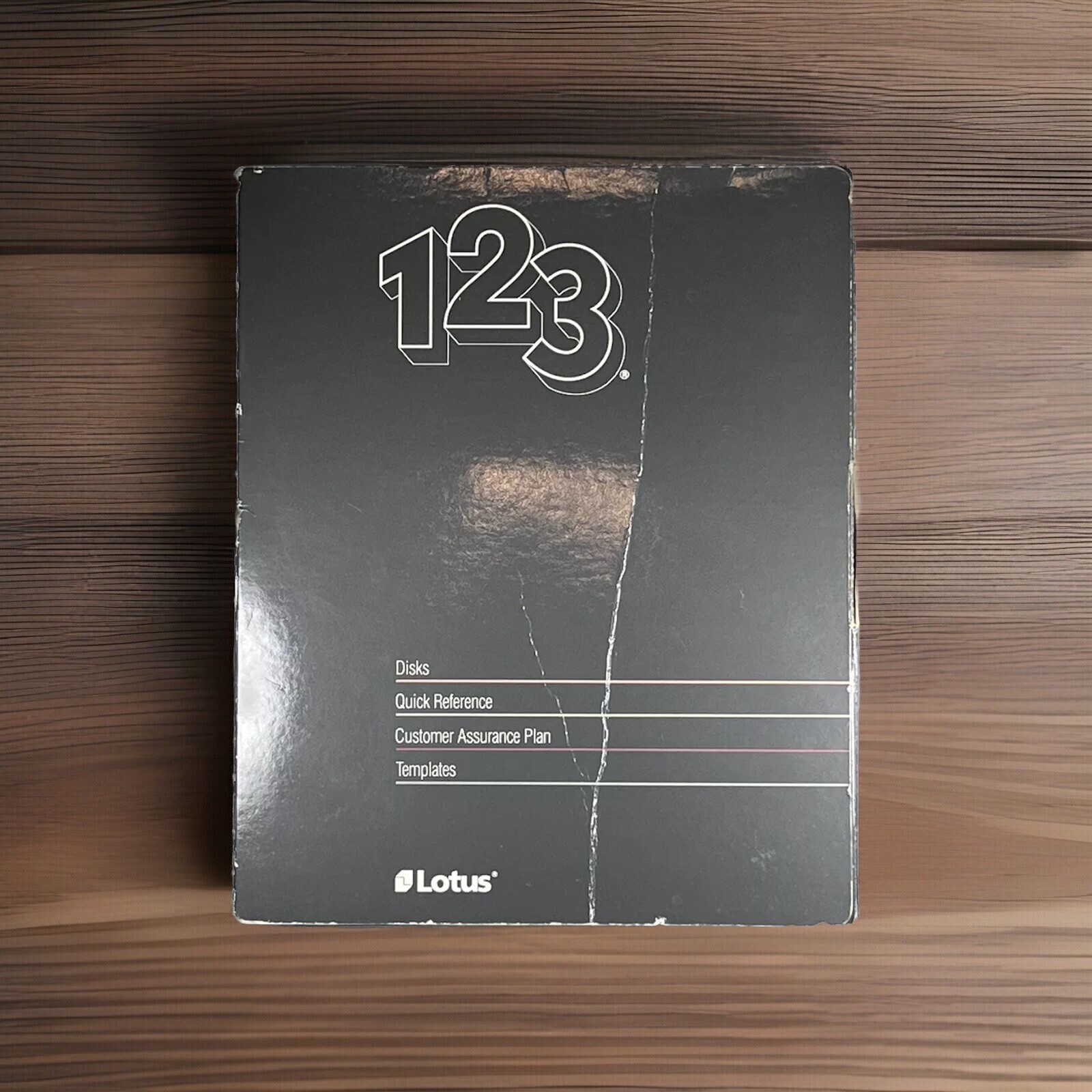 Vintage 1986 Lotus 123 Release 2.01 5.25" Disk Version  - Some Sealed Components