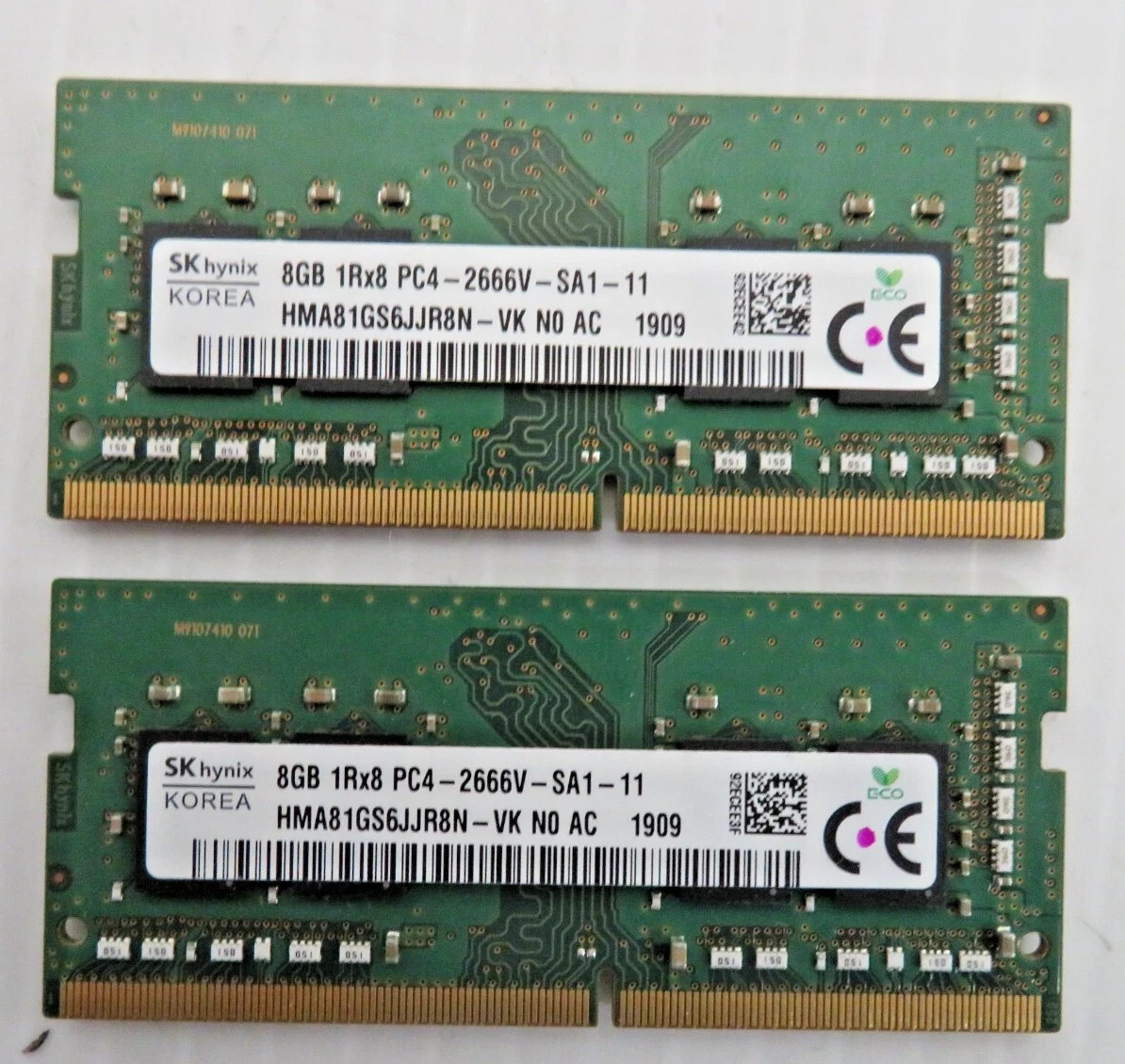 SK Hynix 16GB (2x8GB) 1Rx8 PC4-2666V 1.2v SODIMM LAPTOP RAM LIFE TIME WARRANTY