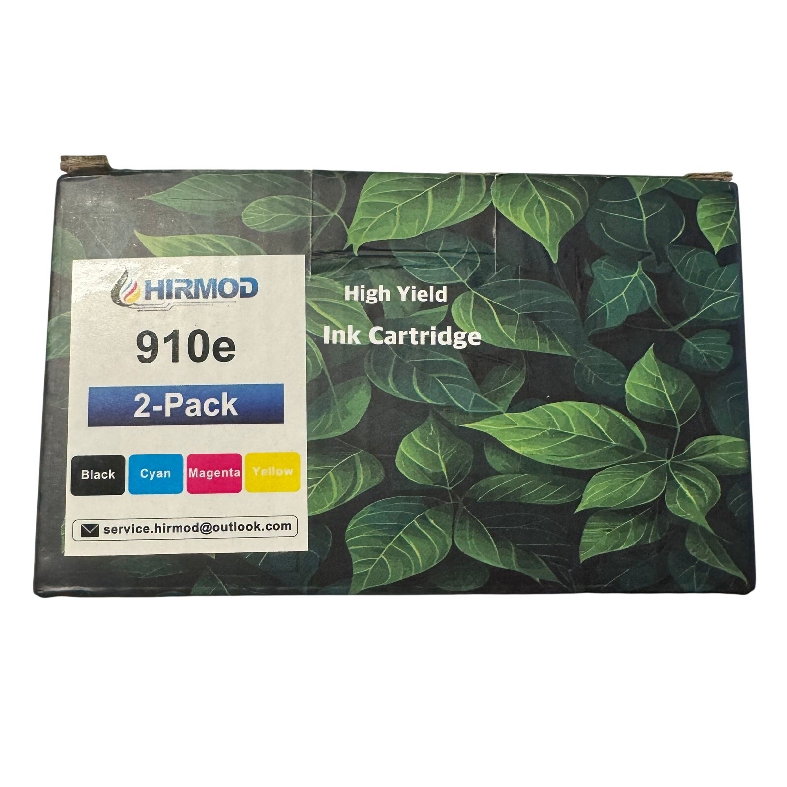 4-Pack Hirmod 910e XL Ink Cartridge HP Black Cyan Magenta Yellow New with Box