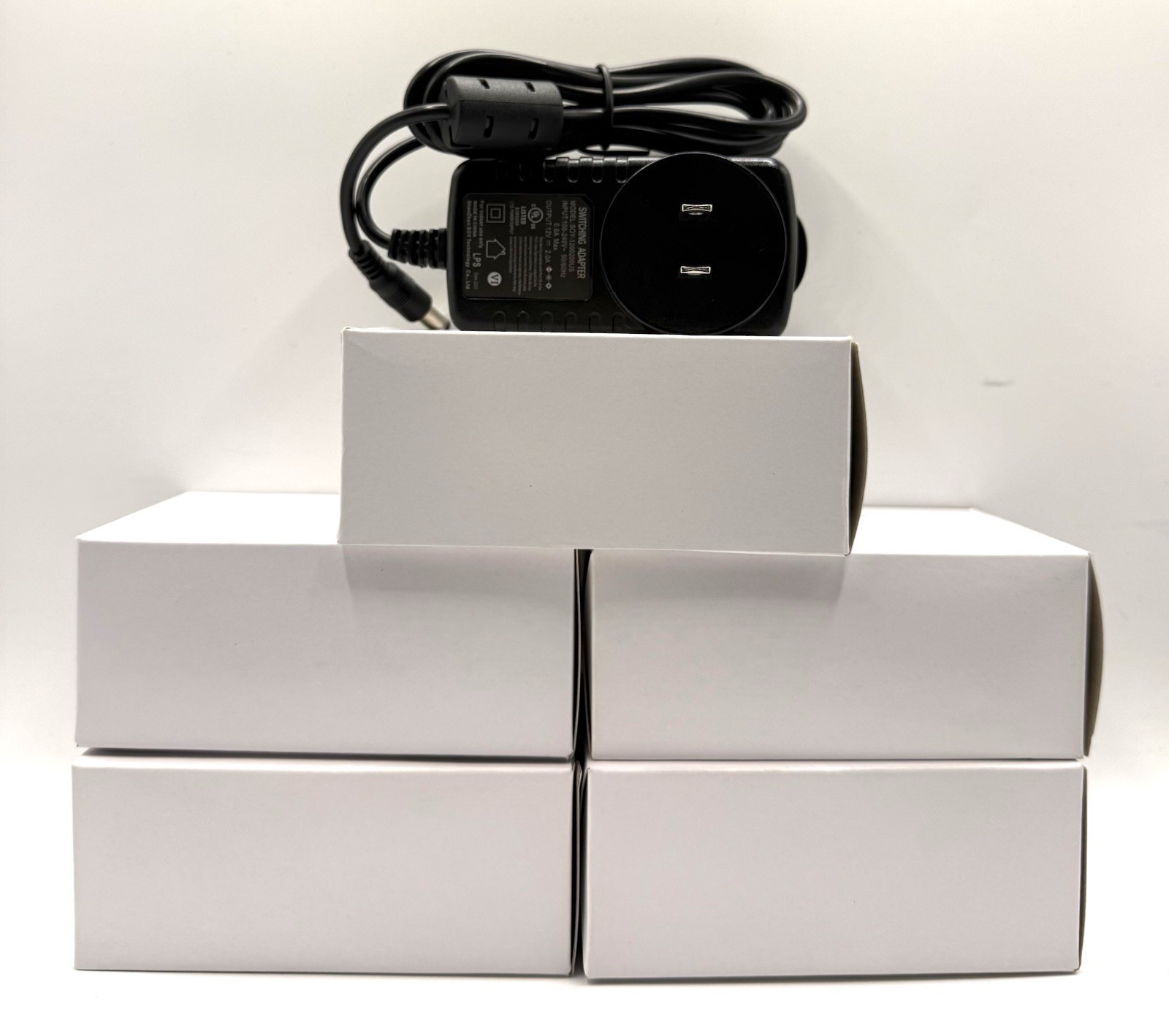 5-Pack SOY-1200200US 12V 2A 24W AC/DC Power Adapter NEW