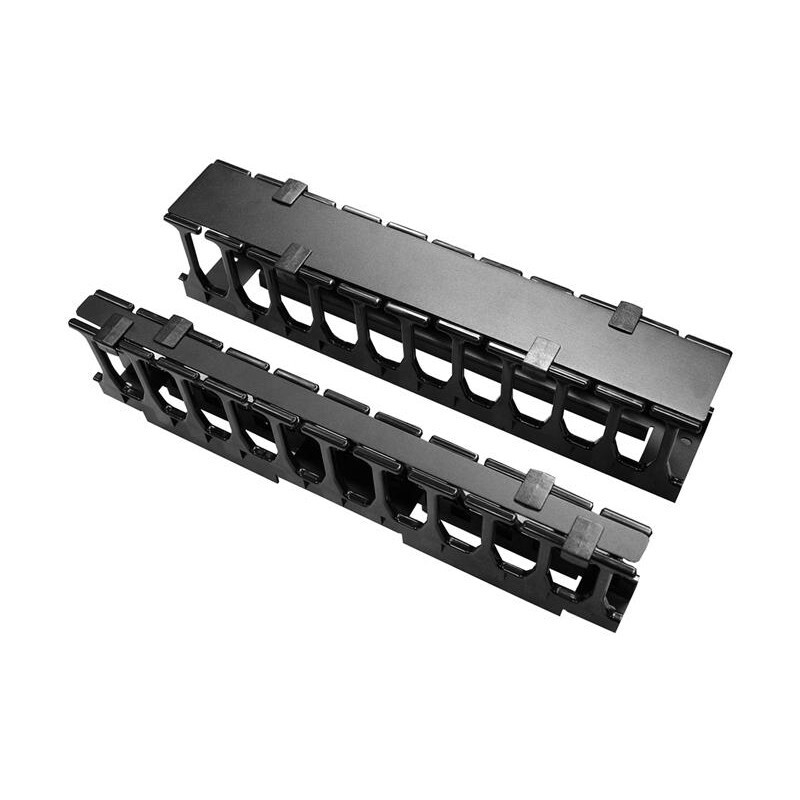 Chatsworth 30130-719 2U x 19"W x 5.14"D Universal Horizontal Cable Manager Black