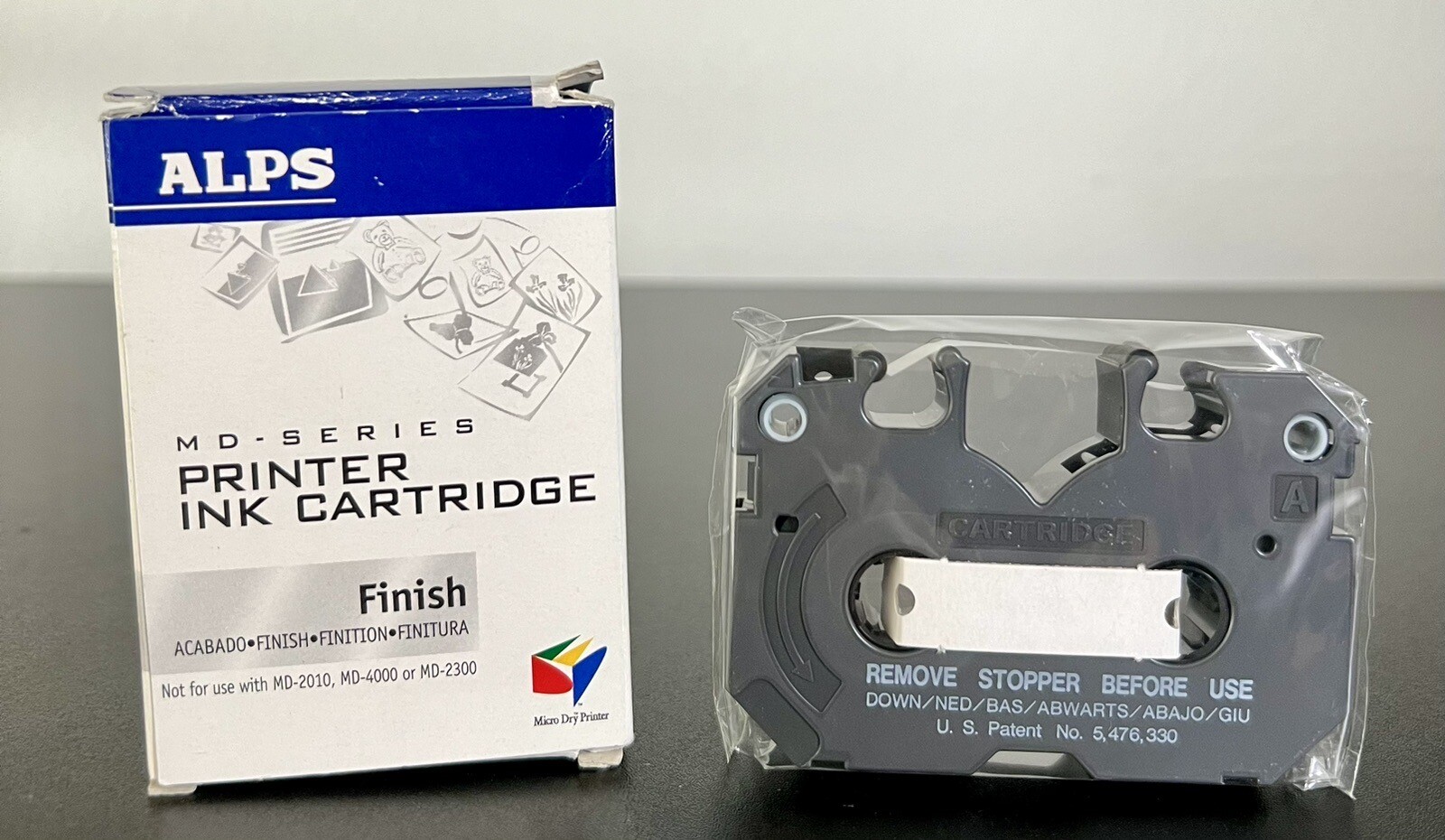 ONLY ONE (1) New Alps Finish Cartridge #106054-00,Printer MD Series, Made Japan