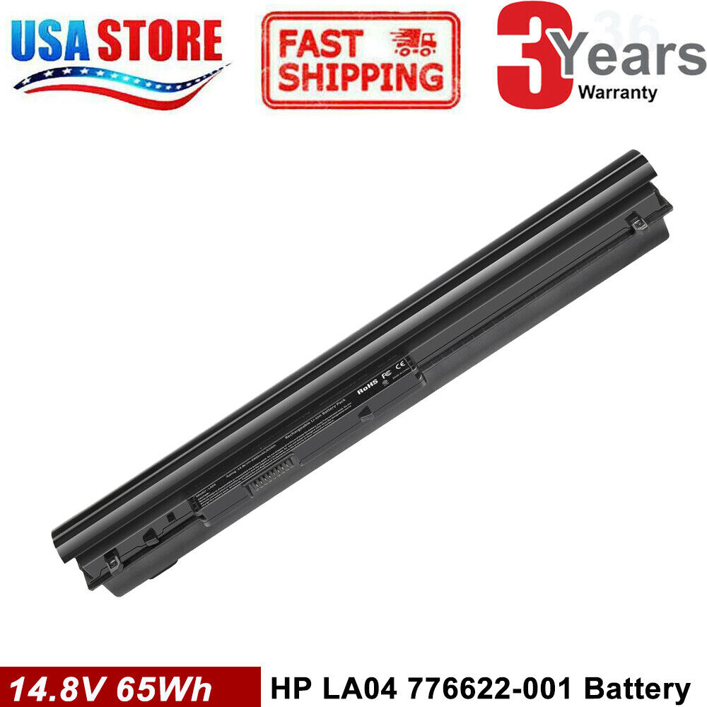 For HP 15-f387wm 8 Cell Battery Part LA03DF or LA04DF or 776622-001 PC Notebook