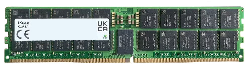 SK hynix HMCG94AEBRA109N 64GB DDR5 4800MHz PC5-38400 CL40 2Rx4 ECC RDIMM