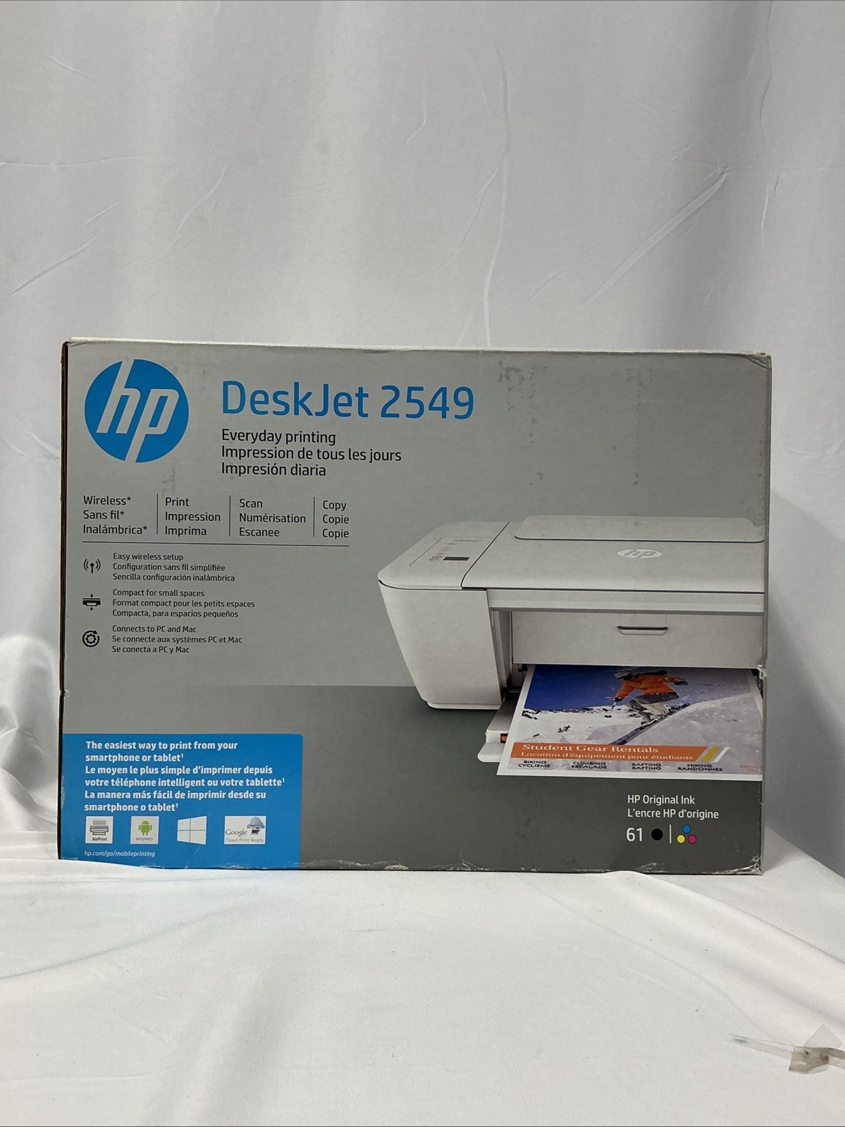 HP Deskjet 2549 Wireless Inkjet All-In-One Printer