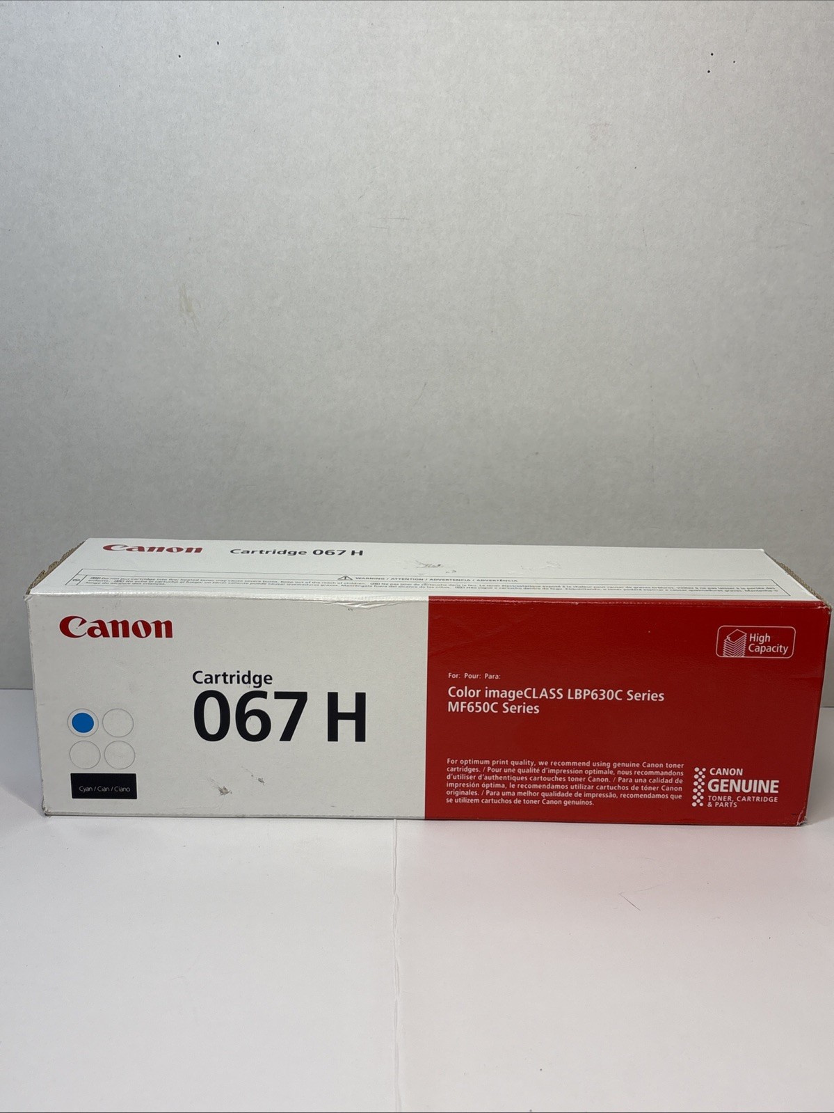 Canon 067 H Toner Cartridge Cyan NEW