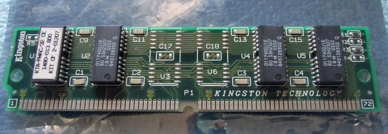 Kingston 16MB 72-pin SIMM IBM Chips 60ns Apple Mac Desktop PC RAM Memory 1990s