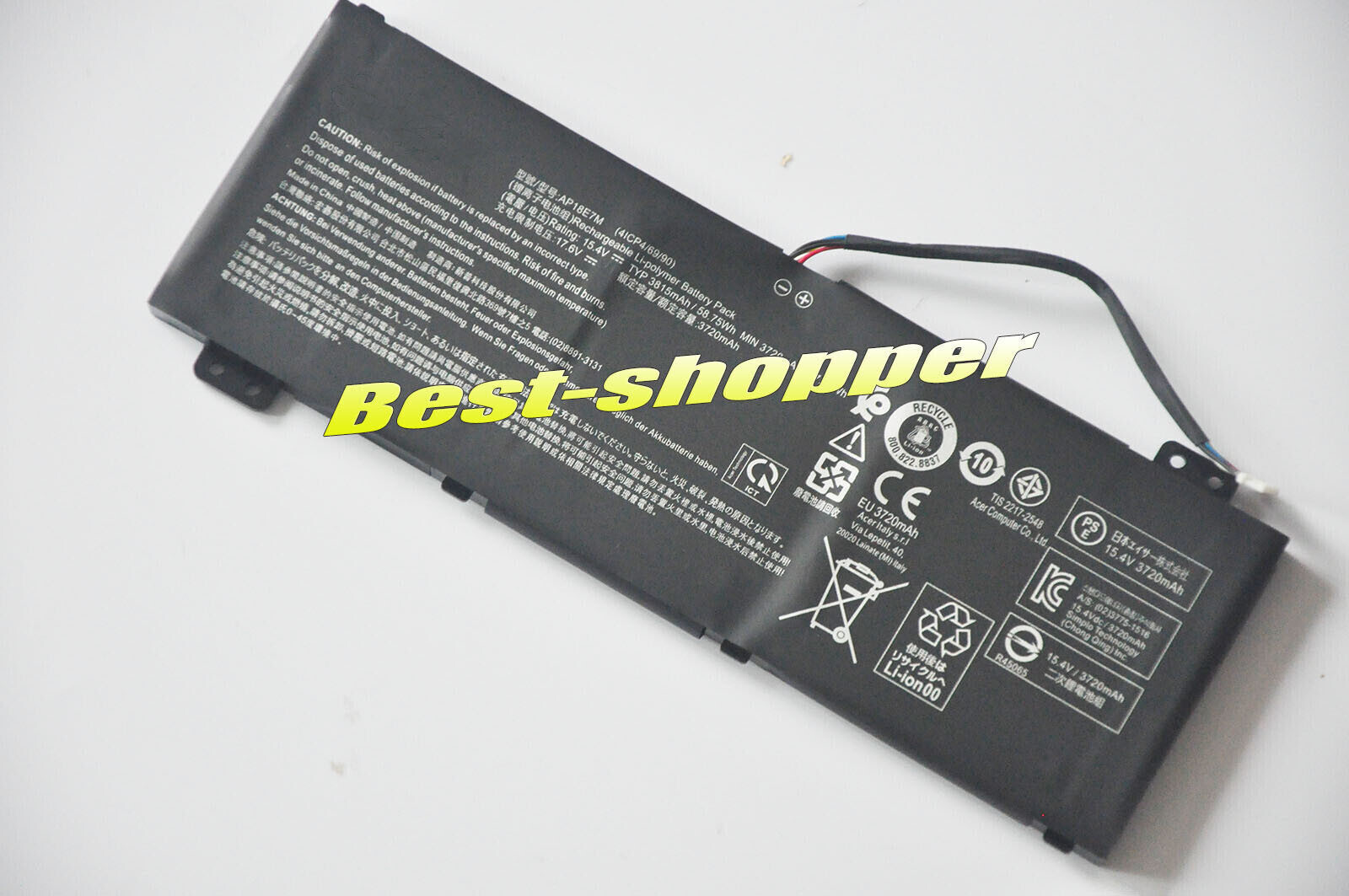 USA new Genuine AP18E7M AP18E8M Acer Nitro 7 AN715-51 AN715-52 Battery