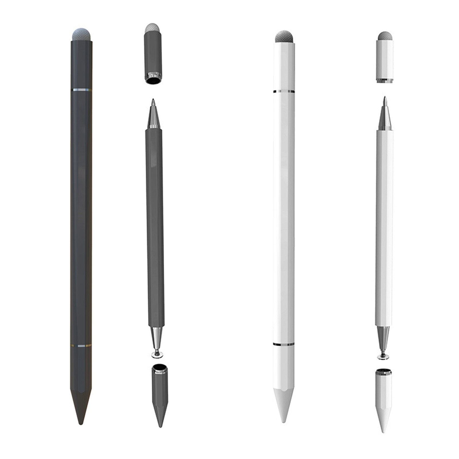 3/2-Packs 3-in-1 Capacitive Stylus For iPad/Samsung/Apples Magnetic Touch Pen