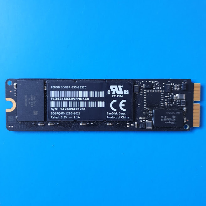 Genuine SANDISK SD6PQ4M-128G-1021 655-1837C Apple MacBook Air 128GB SSD