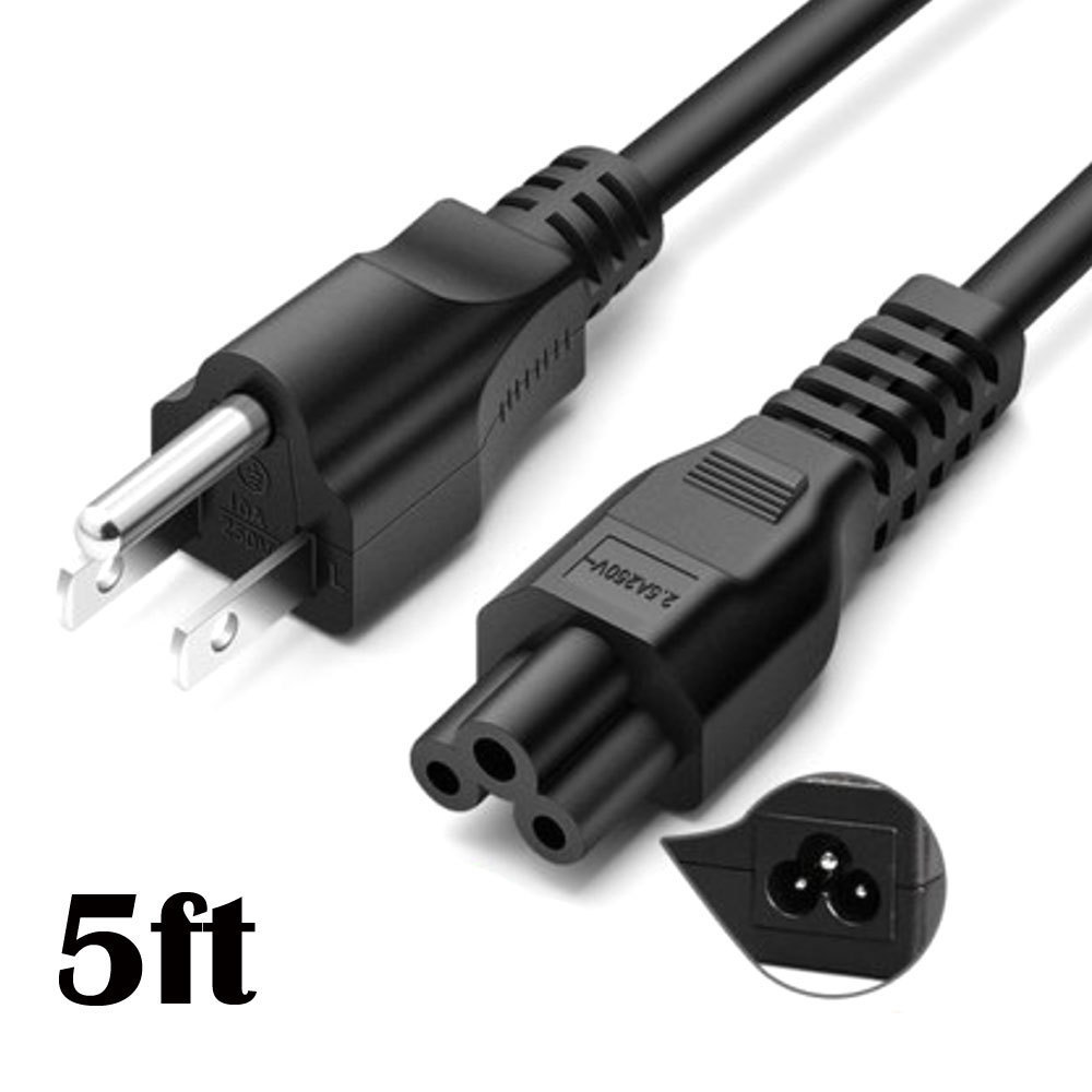 5ft 3 Prong AC Power Cord Cable Lead for COMPAQ Armada 1700 1750 Laptop Adapter