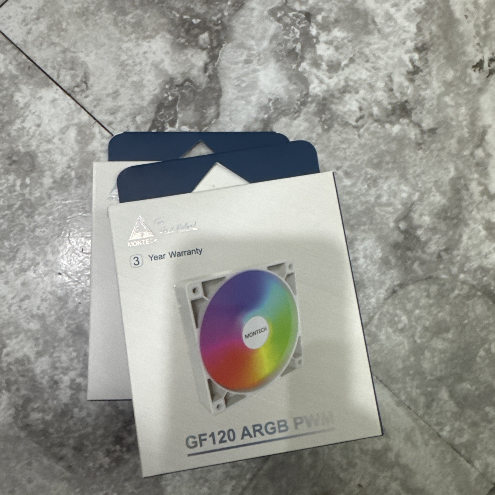 MONTECH GF120 V2 ARGB GF120V2W 120mm Case Fan Single pack White