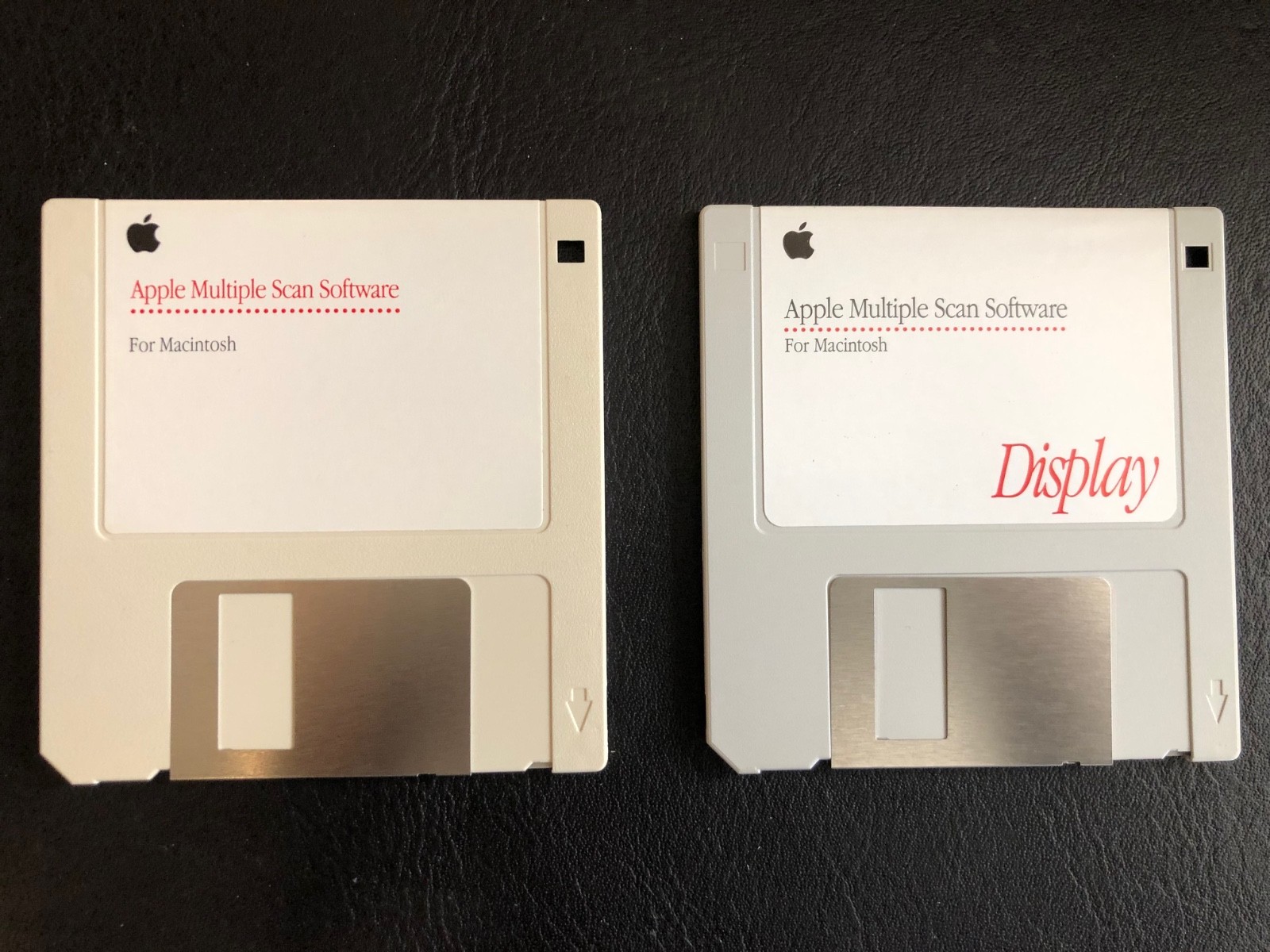 Apple Multiple Scan Software Disks Lot of 2 / Macintosh Computer Software