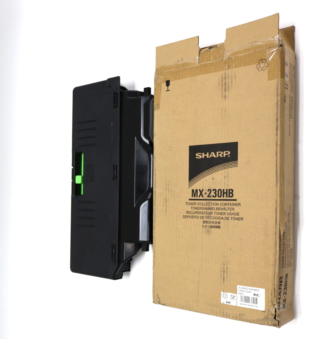 Sharp MX-230HB Waste Toner Cartridge Open Box