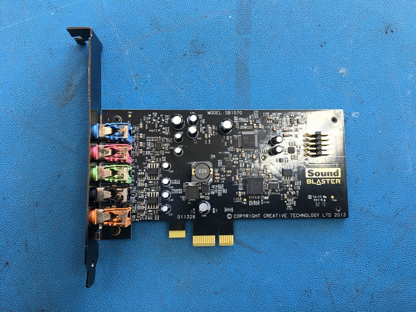 Creative Technology Sound Blaster SB1570 PCIe 5.1 Sound Card SBX Pro Studio