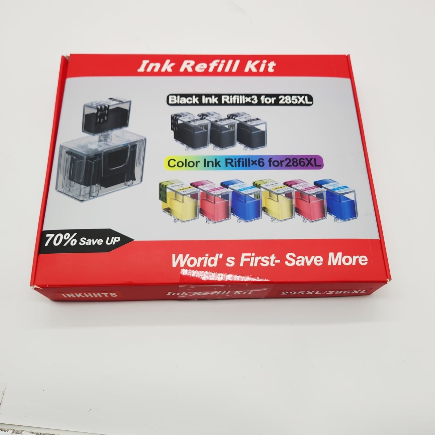 INKHHTS Ink Refill Kit 12 Pack 6BK 2C 2M 2Y for HP 285XL 286XL High Yield