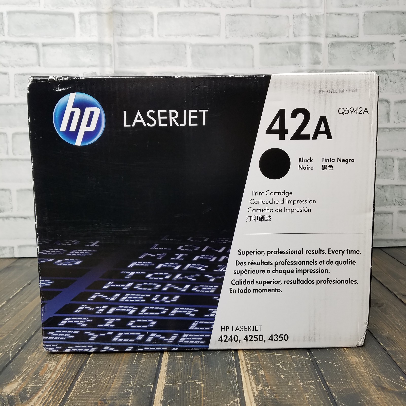 NEW FACTORY SEALED BOX - GENUINE HP 42A TONER LASERJET 4240 4250 4350 Q5942A