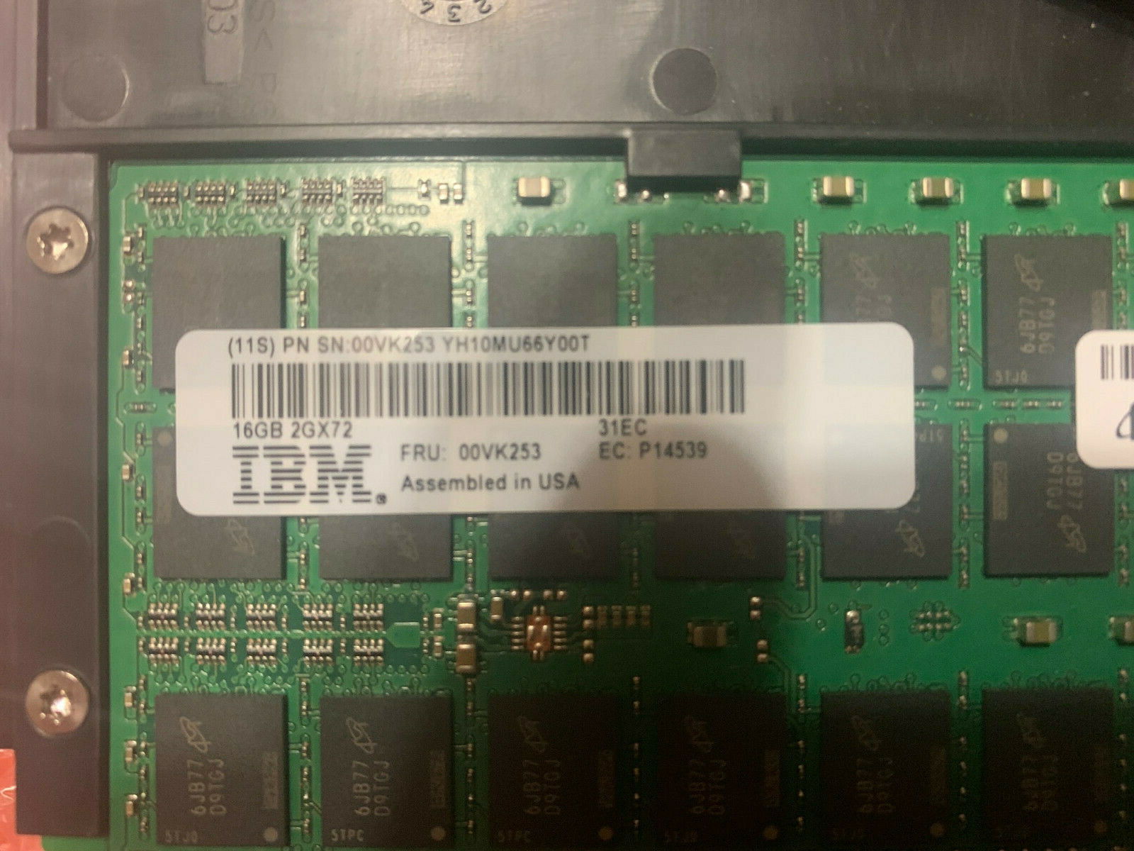 IBM 31EC 16GB DDR4 Power8 Memory 00VK252 00VK247 EM91 8286-41A 8286-42A 8284-22A