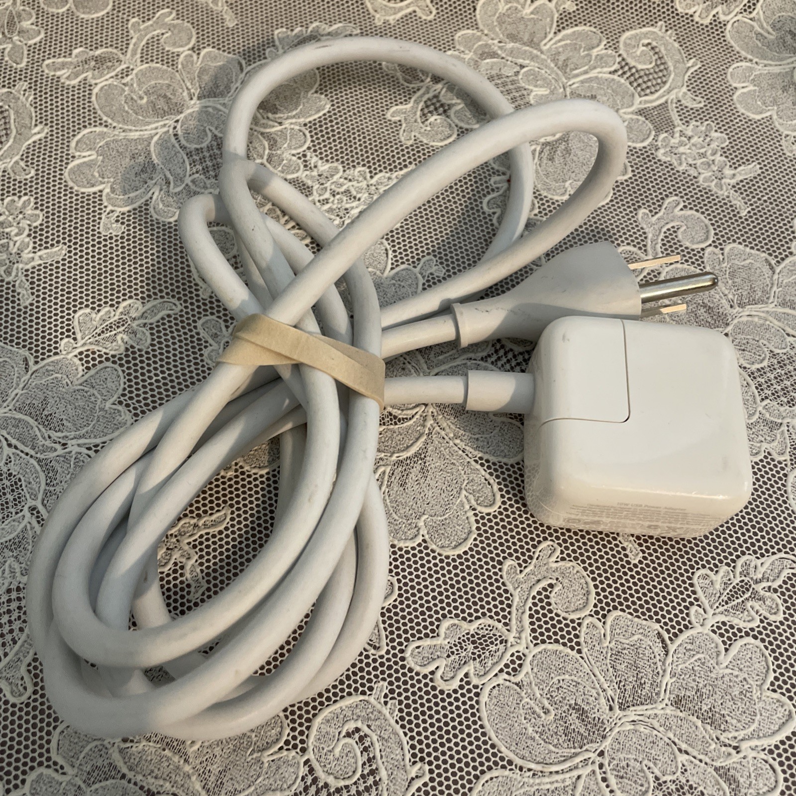 Genuine Apple 10W USB Power Adapter with 3-Prong 6’ Power Cord Model 01 622-0168
