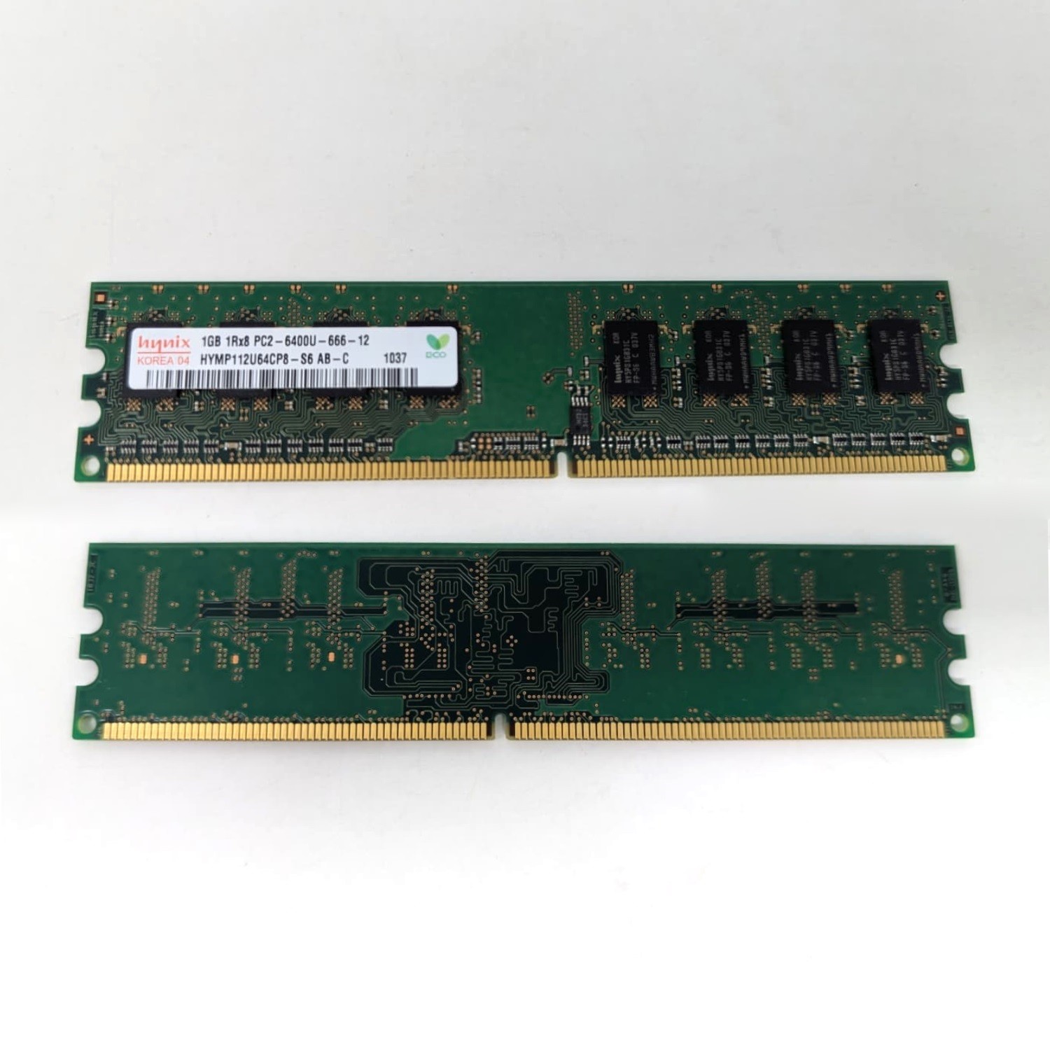 Hynix 1GB HYMP112U64CP8-S6 PC2-6400U 800MHz DDR2 1Rx8 Non-ECC Desktop RAM