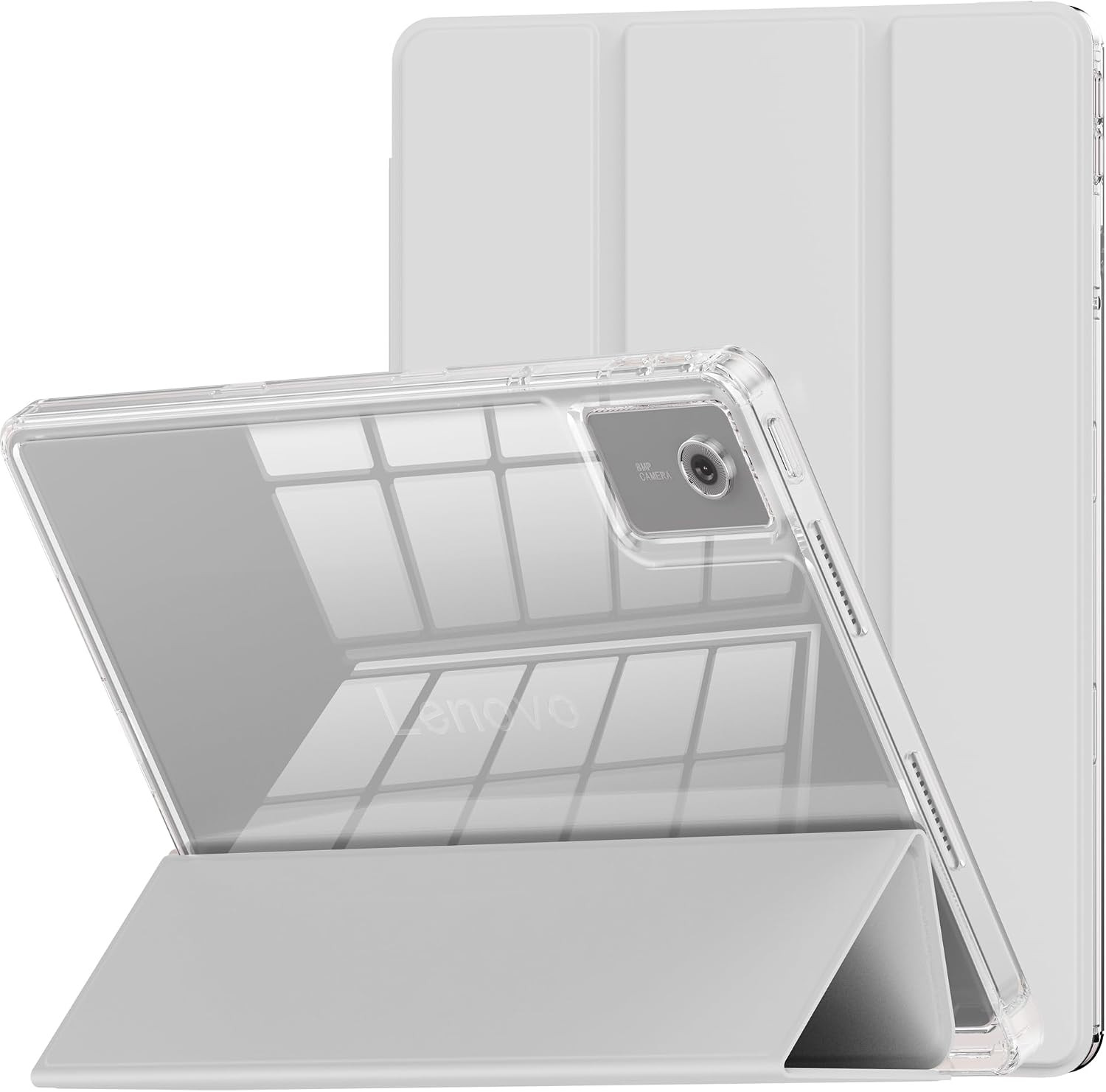 Case for Lenovo Idea Tab 11" 2025/Moto Pad 2026 5G, Slim Stand Crystal