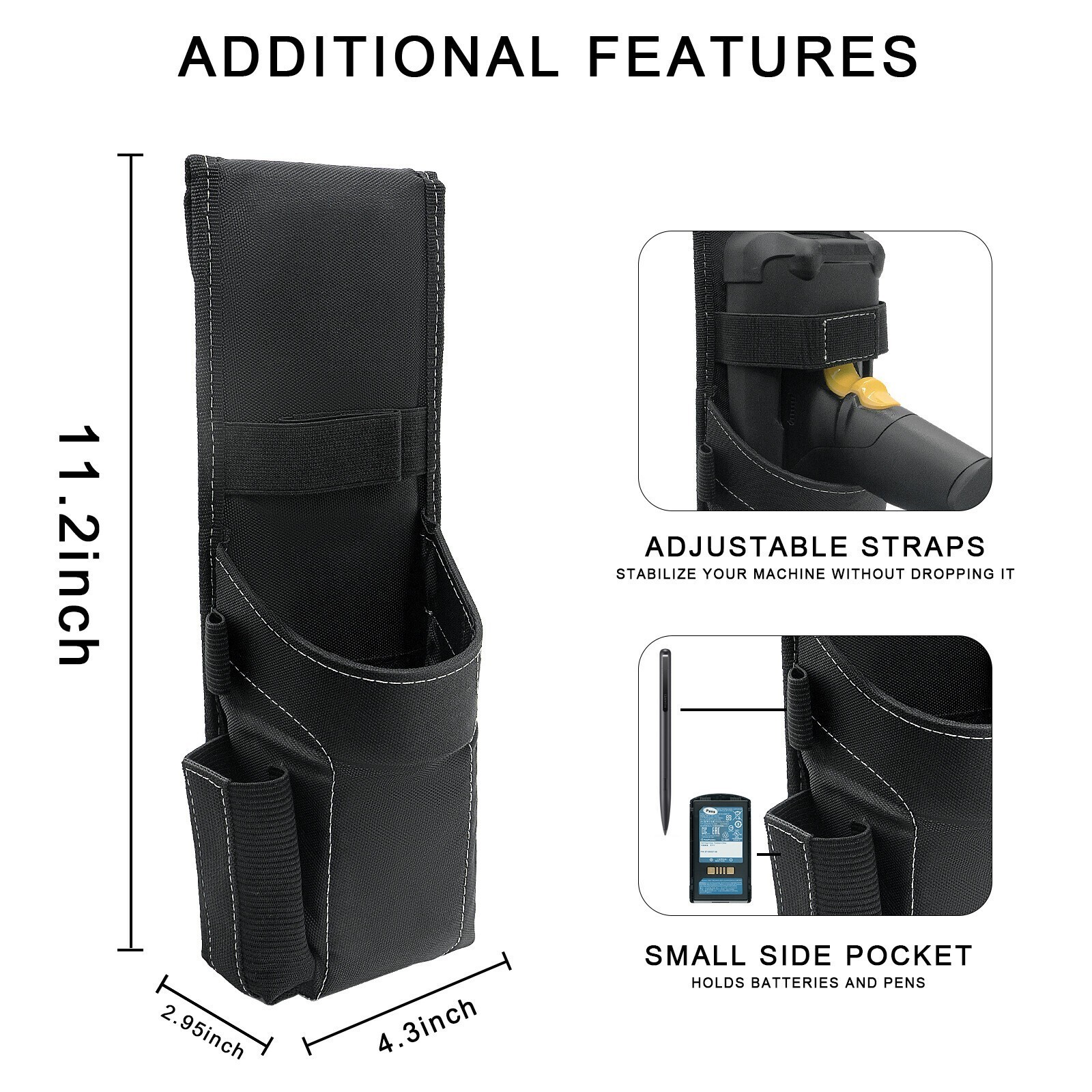 Shoulder Holster Storage Bag For Zebra Honeywell Intermec Barcode Scanner USA