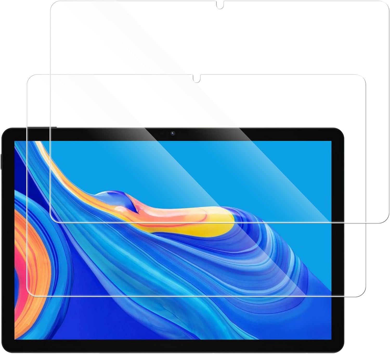 2 Pack Screen Protector for DOOGEE U11, Tempered Glass Film 9H Hardness