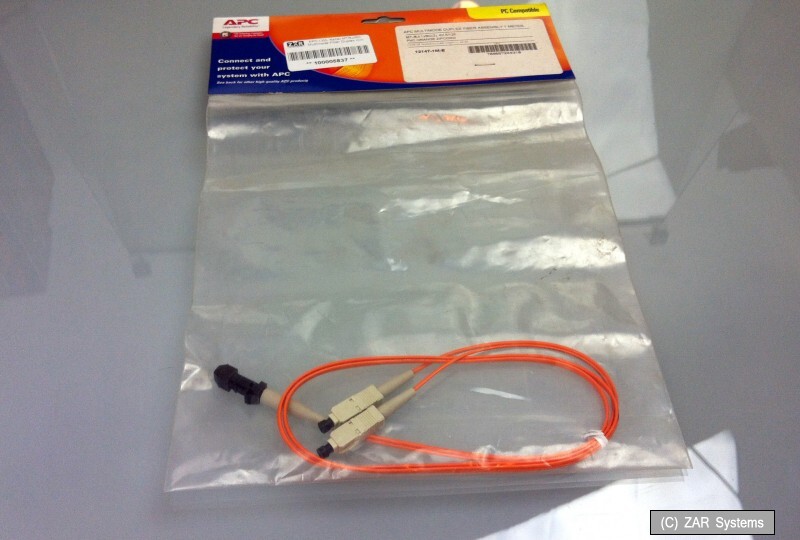 APC 12147-1M Fiber Optic Cable Duplex MTRJ/SC 62.5/125 OM1 1m in Orange, NEW