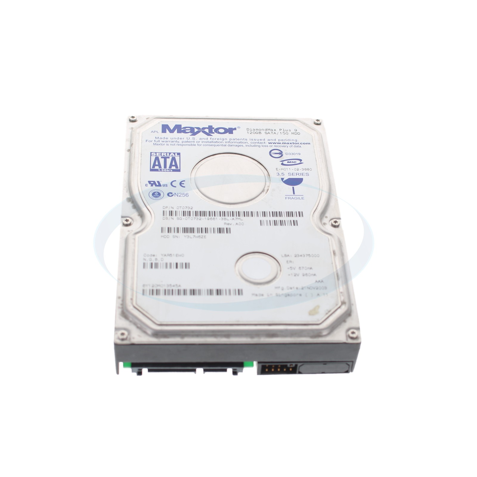 Dell T0732 120GB SATA 7200RPM 3.5" Hard Drive