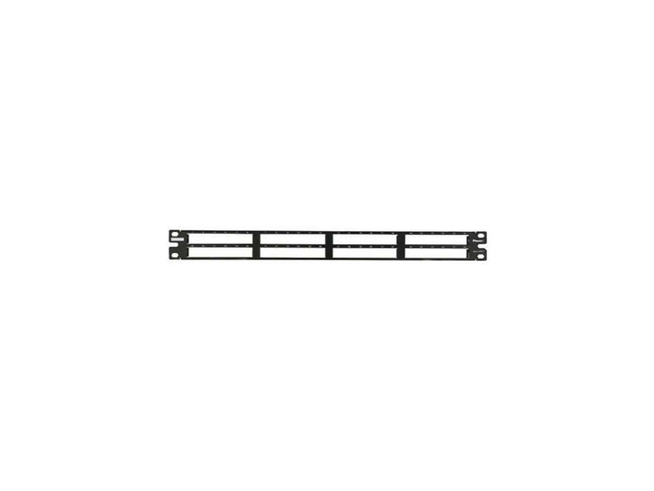 Panduit QPP48HDBL Panduit QPP48HDBL 48-Port Blank Patch Panel - 48 - 48 Port(s)