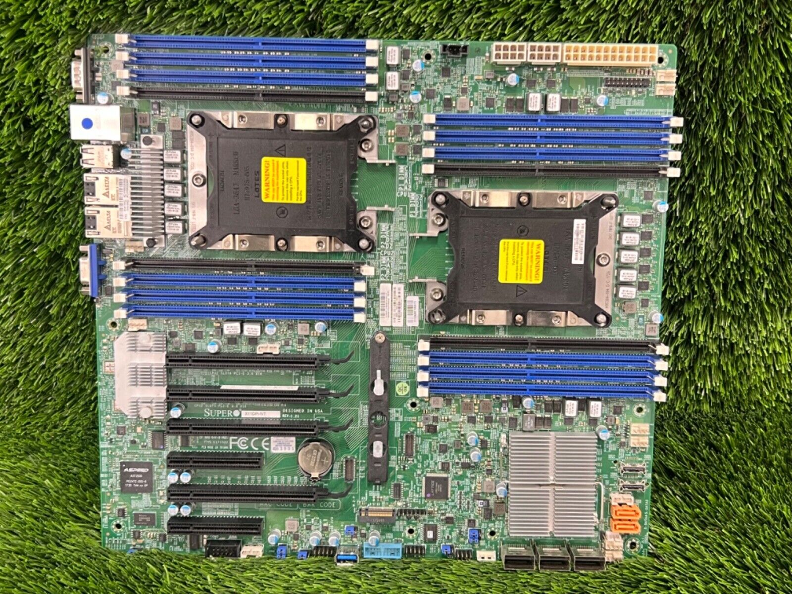 Supermicro X11DPi-NT Dual LGA-3647 E-ATX Motherboard System Board Great Conditio