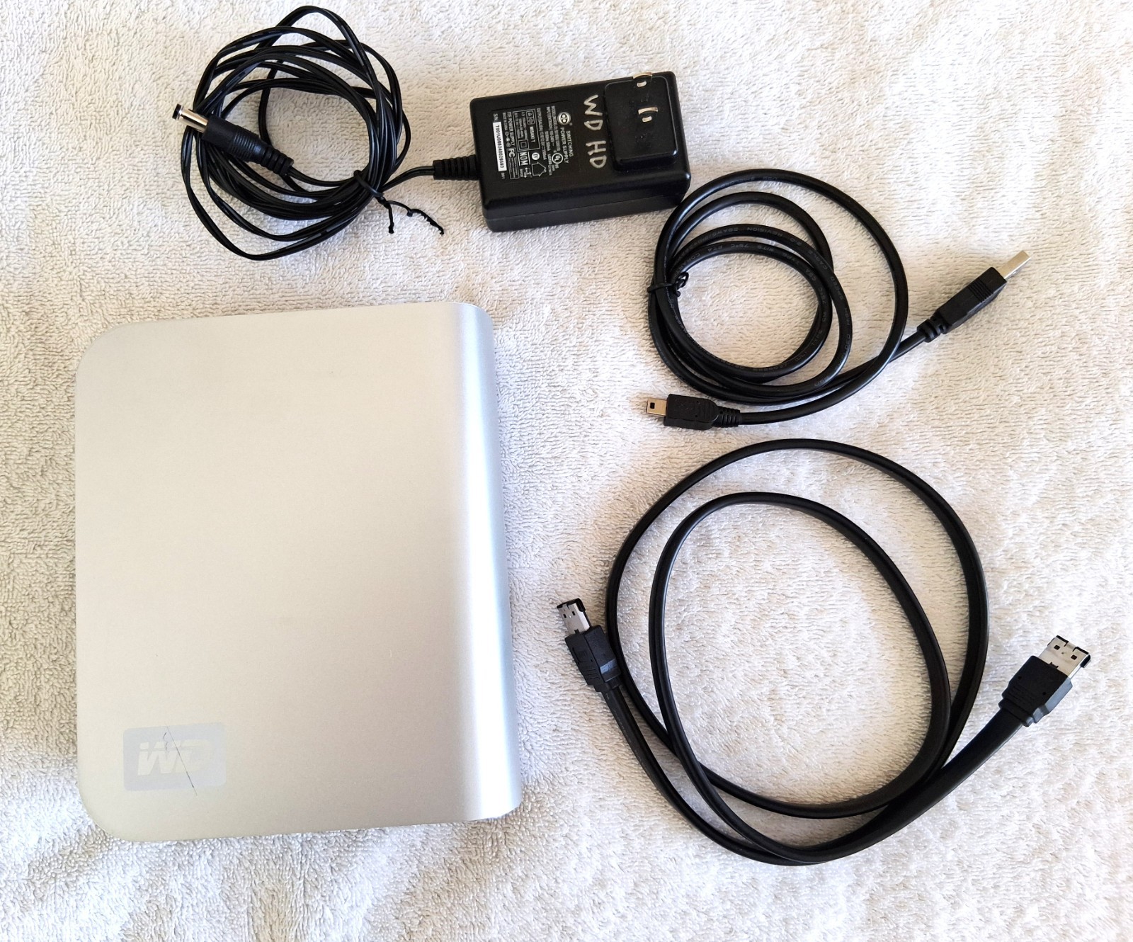 Western Digital WD My Book 750GB USB/eSATA External Hard Drive Mdl #WD7500H1Q-00