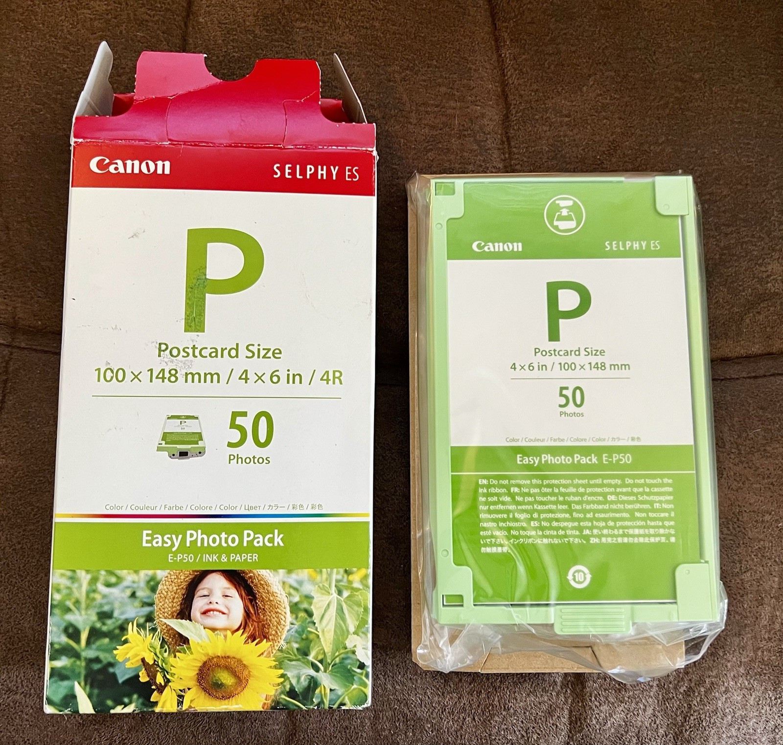 Canon E-P50 - Selphy ES Postcard Size - 50 Photos - 4 X 6 in - Ink & Paper l👀k